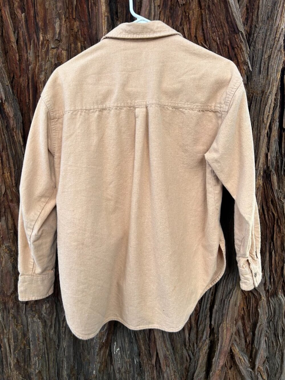 Universal Thread Oversized Flannel Camel Color Small - Picture 3 of 3
